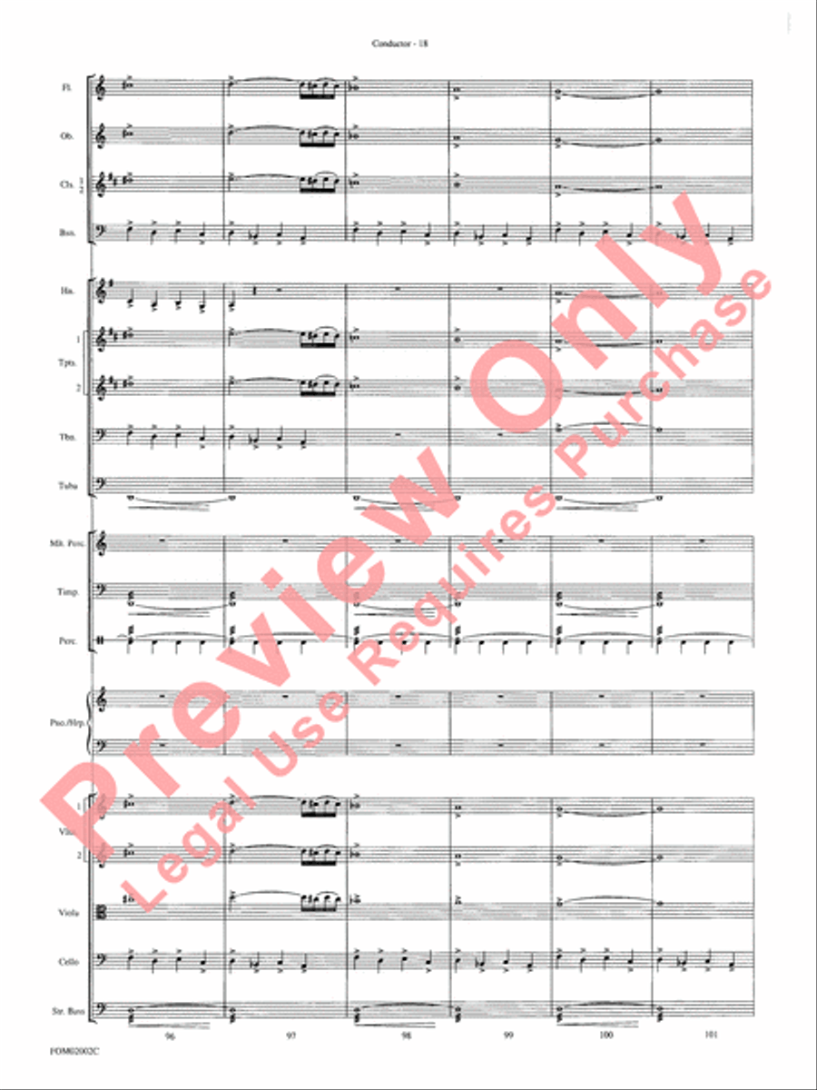 The Lord of the Rings - The Fellowship of the Ring Full Orchestra scores gallery preview page 21