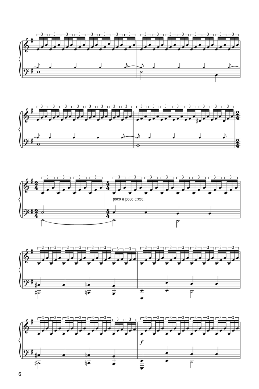 Andare Piano Solo scores gallery preview page 6