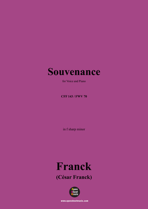 C. Franck-Souvenance,in f sharp minor