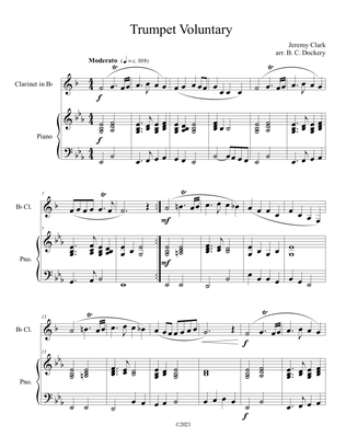 Trumpet Voluntary (Clarinet Solo with Piano Accompaniment)