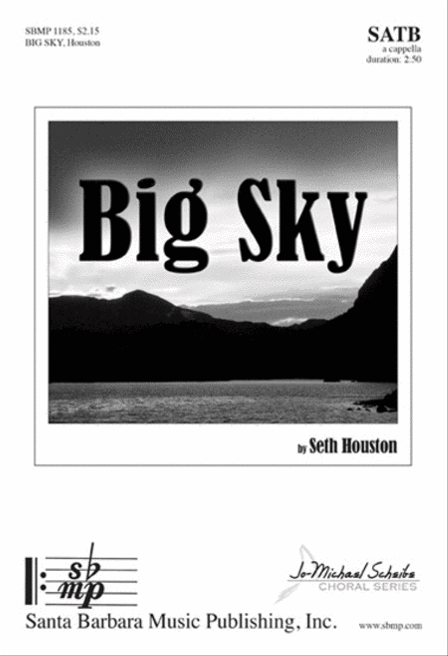 Big Sky - SATB Octavo 4-Part scores gallery preview page 1