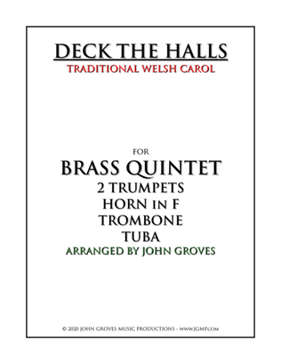 Book cover for Deck The Halls - Brass Quintet