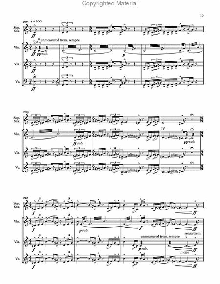 Quartet Quartet Chamber Music scores gallery preview page 14