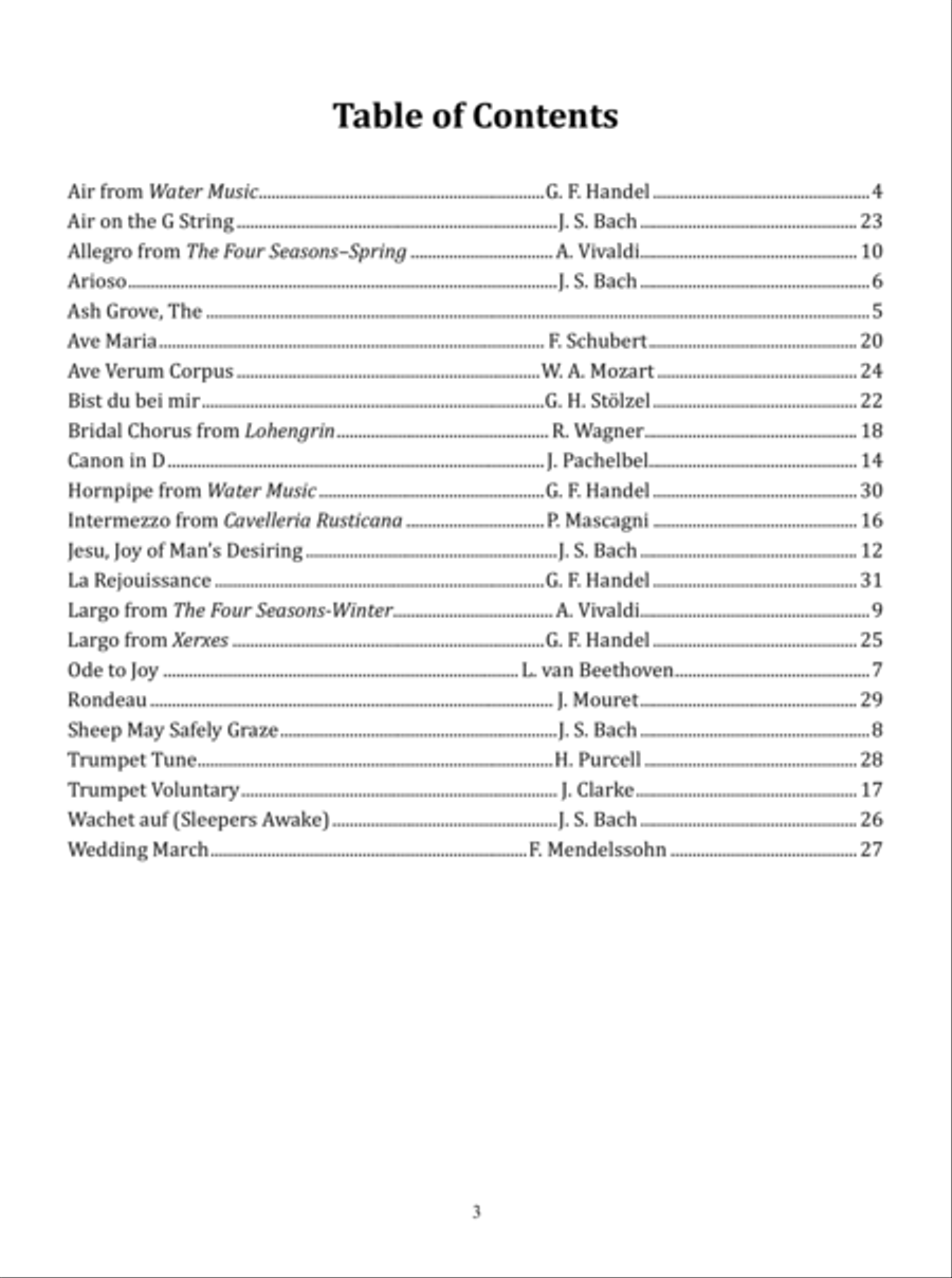 Wedding Music for Solo Viola Viola Solo scores gallery preview page 4