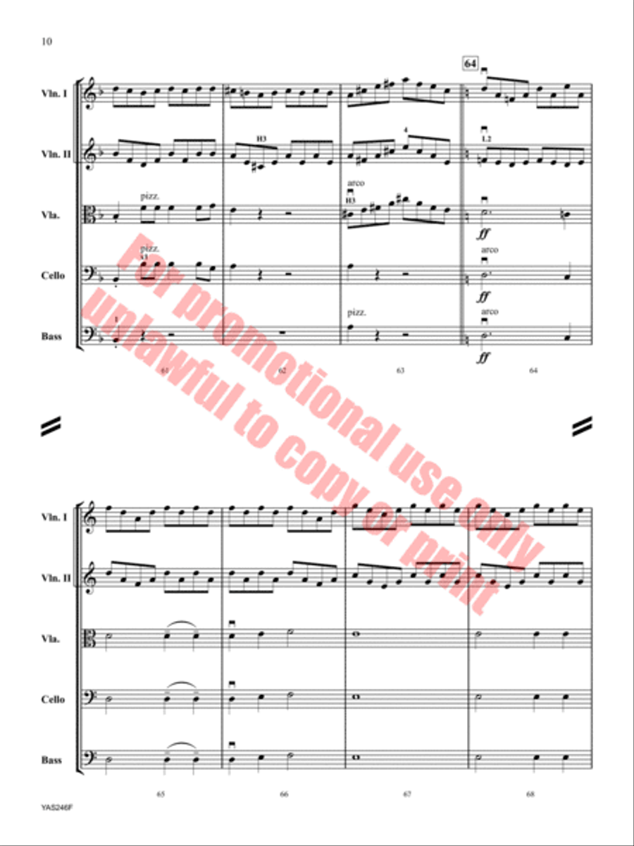 Russian Easter Overture Orchestra scores gallery preview page 10