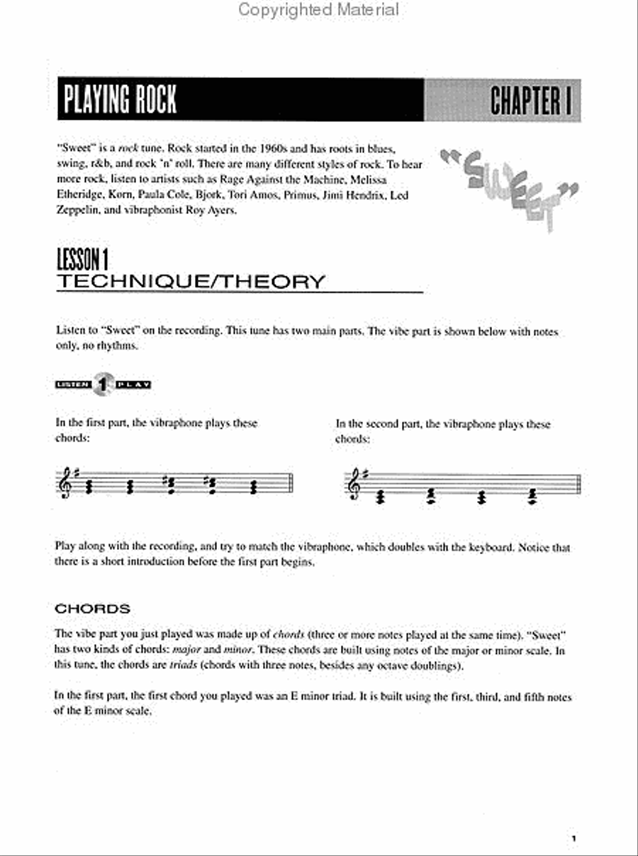Berklee Practice Method: Vibraphone Percussion scores gallery preview page 3