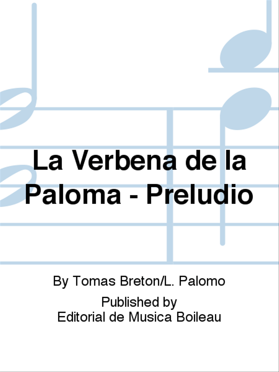 La Verbena de la Paloma - Preludio Guitar Ensemble scores gallery preview page 1