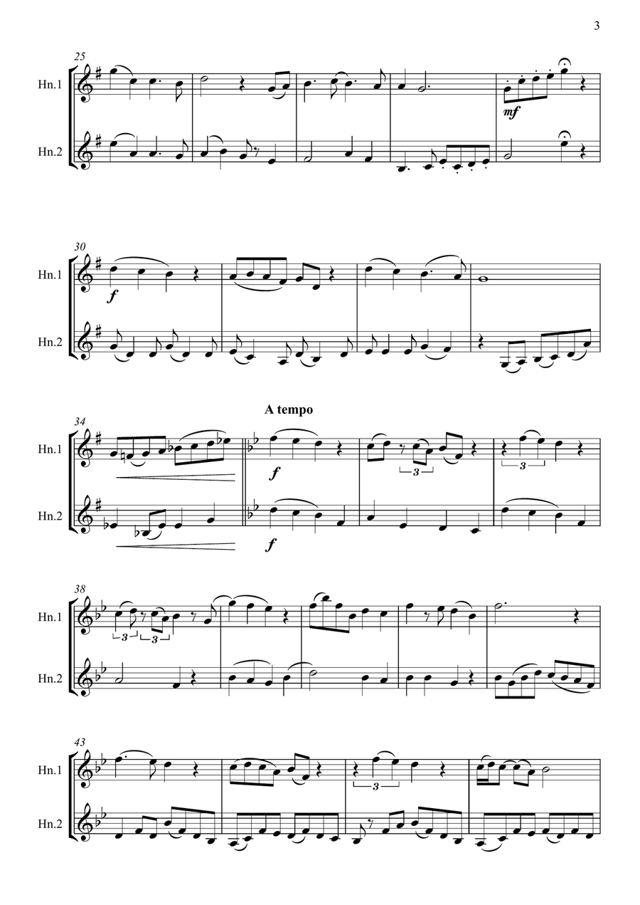 I See The Light Brass Duet scores gallery preview page 3