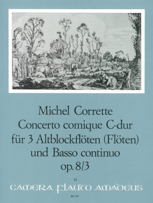 Book cover for Concerto comique C major op. 8/3