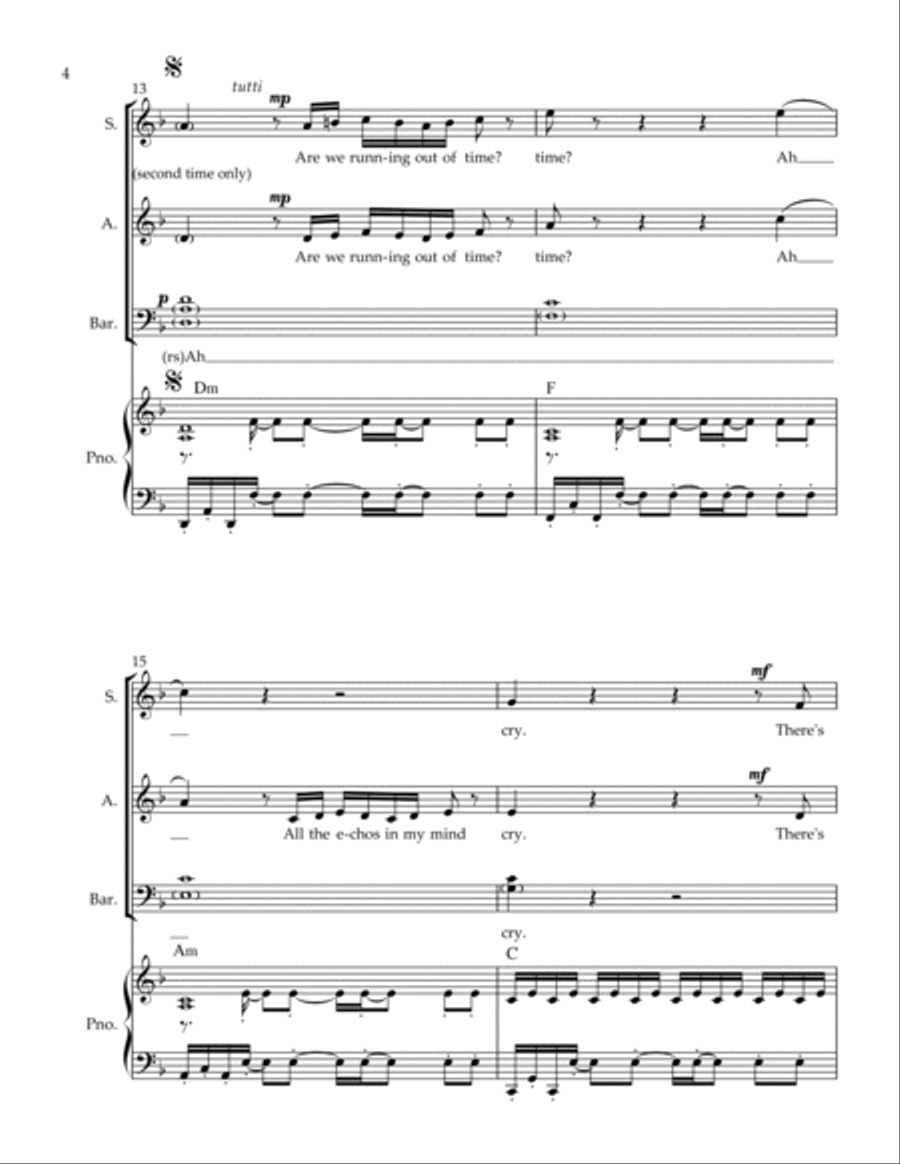 Running With The Wolves 3-Part scores gallery preview page 4