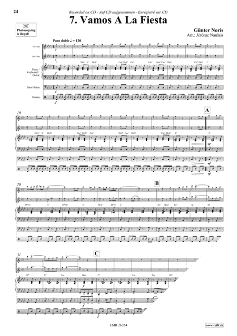 Let's Dance Volume 5 Flute Duet scores gallery preview page 9