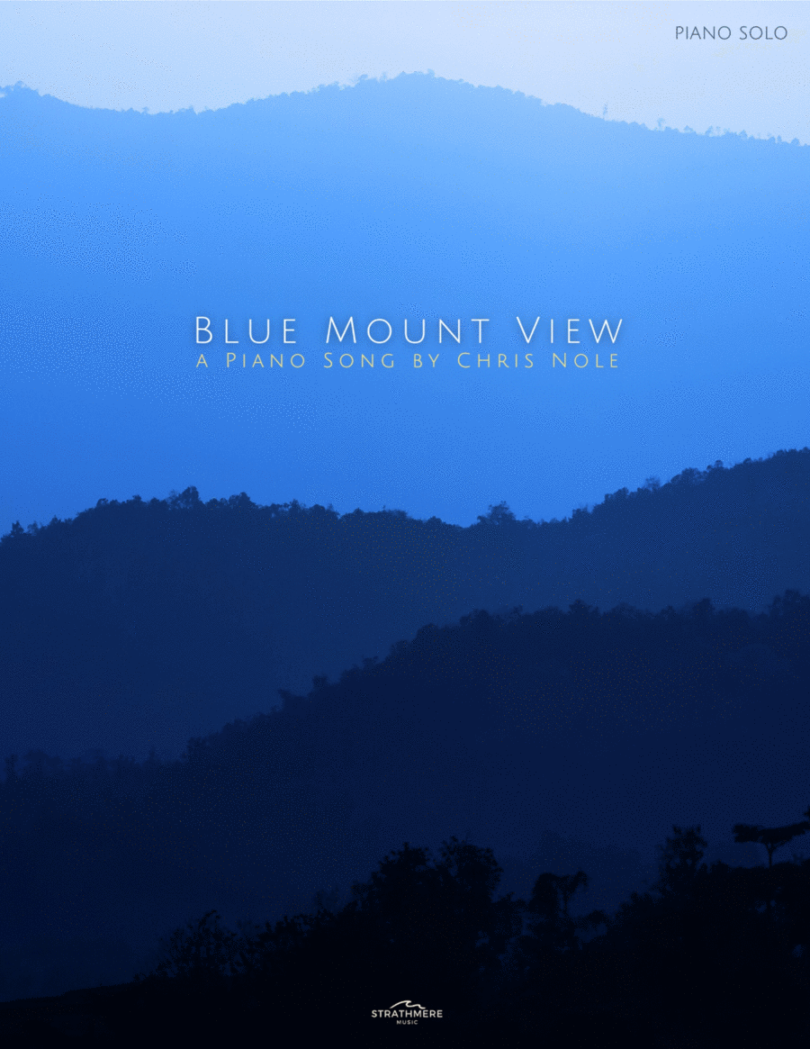 Blue Mount View Blue Mount View Piano Solo scores gallery preview page 1