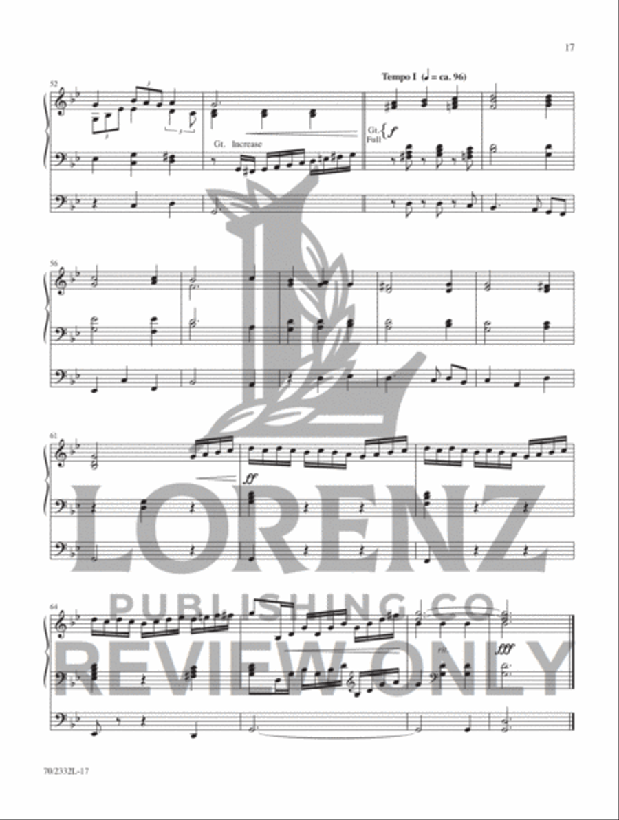 Like a River Glorious Organ Solo scores gallery preview page 12