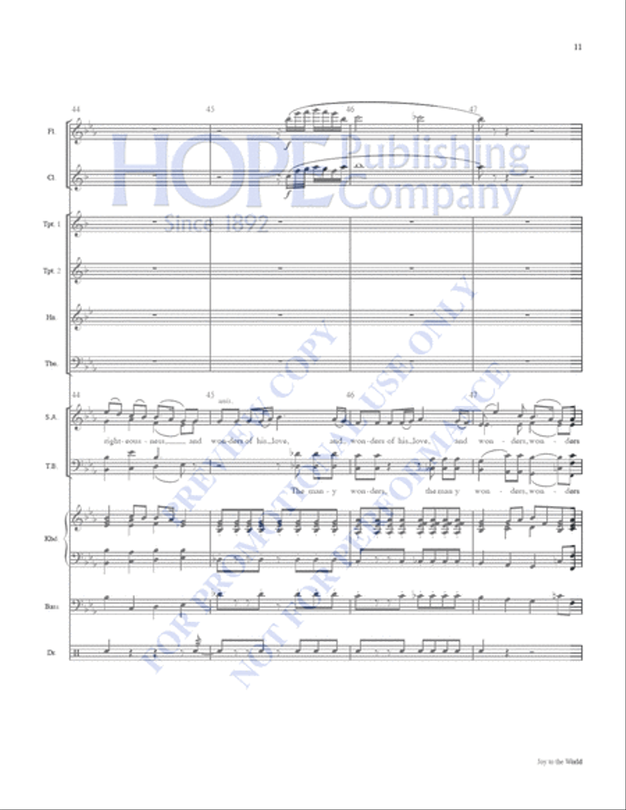 Joy to the World: A Celebration of Carols Clarinet scores gallery preview page 12