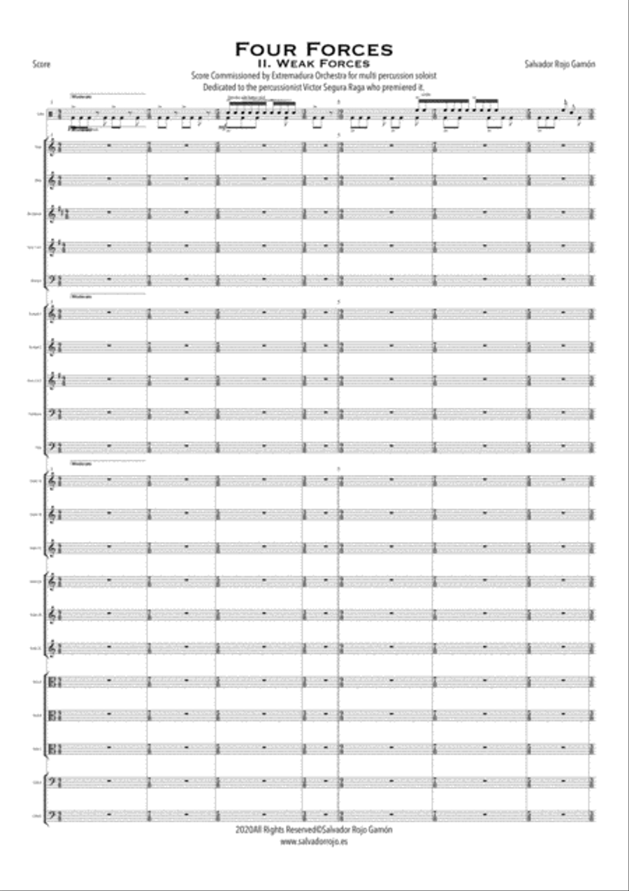 Four Forces (Second movement) II. Weak Forces image number null