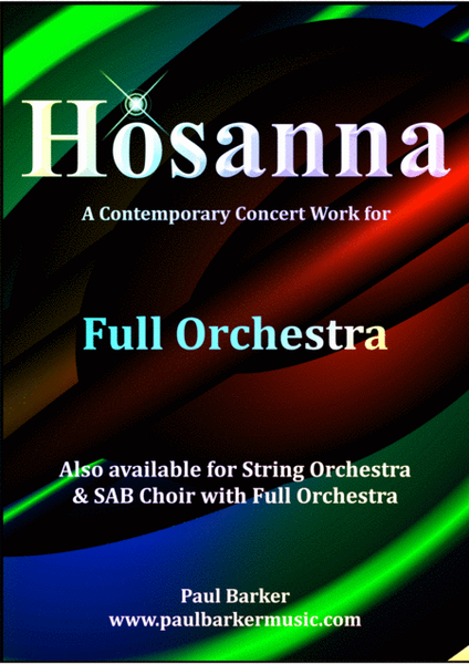 Hosanna (Full Orchestra) image number null