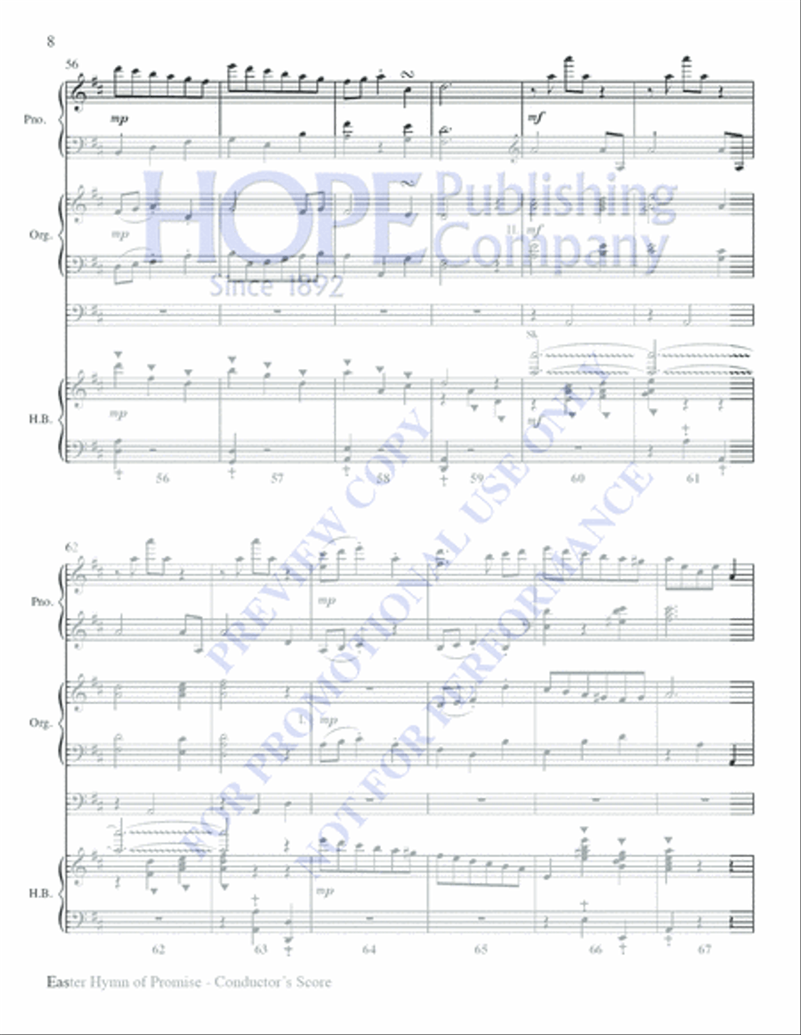 Easter Hymn of Promise Easter Hymn of Promise Choir scores gallery preview page 7