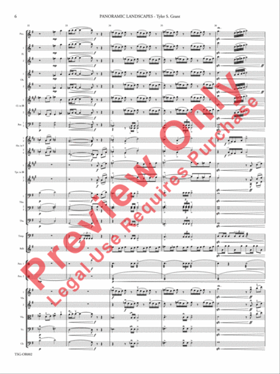 Panoramic Landscapes Panoramic Landscapes Full Orchestra scores gallery preview page 7