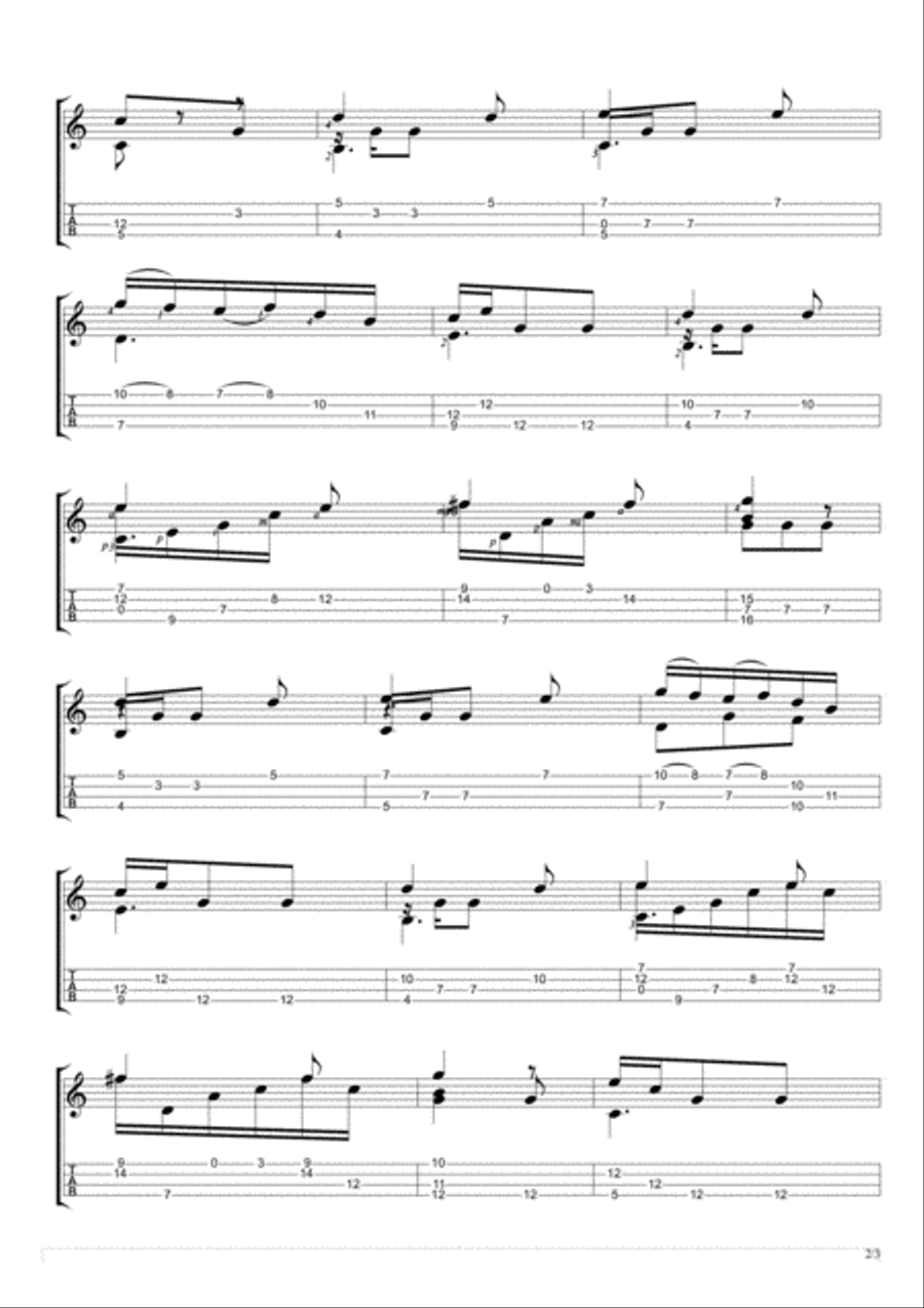 The Happy Woodpecker For Low G Ukulele The Happy Woodpecker For Low G Ukulele Ukulele scores gallery preview page 2