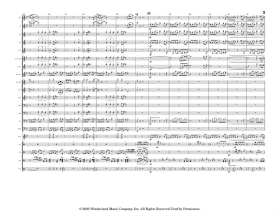 Perry The Platypus Theme Marching Band scores gallery preview page 3