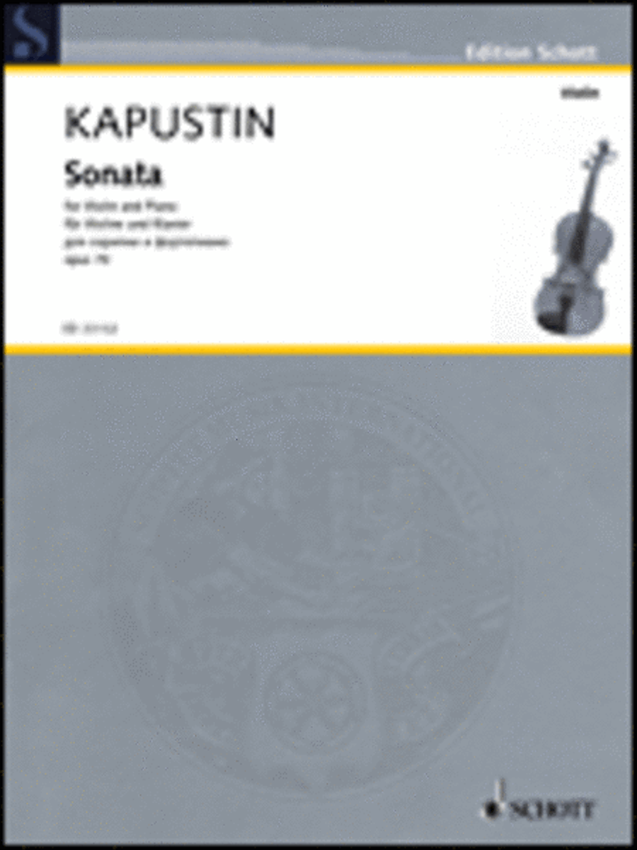 Sonata, Op. 70 Violin Solo scores gallery preview page 1