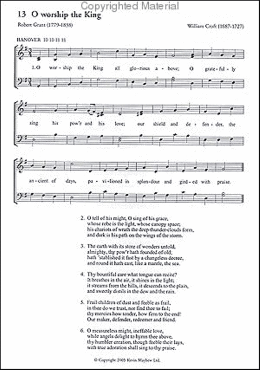 Easy to play Favourite Hymns - Book Easy Piano scores gallery preview page 3