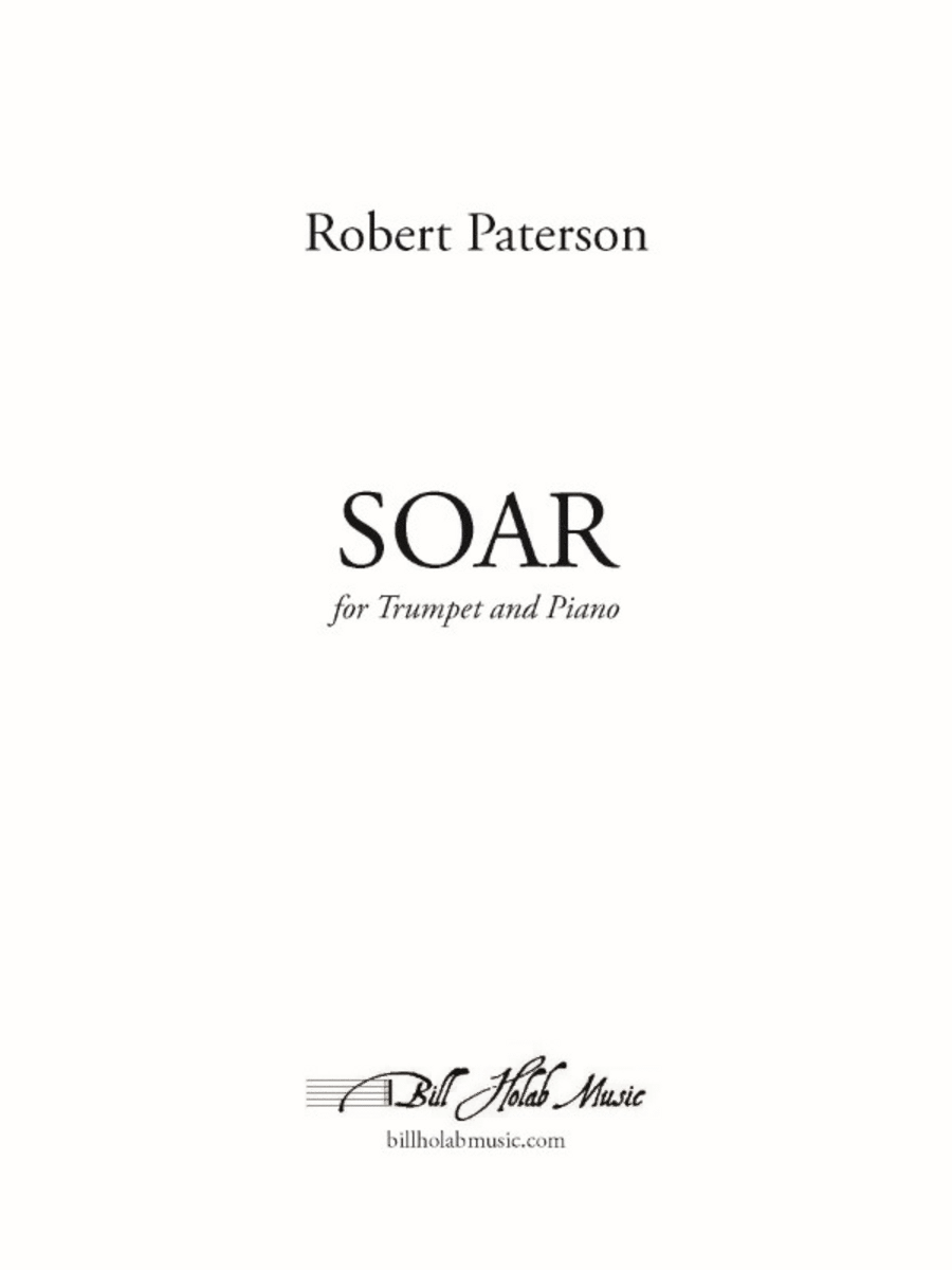 Soar Soar B-Flat Trumpet scores gallery preview page 1