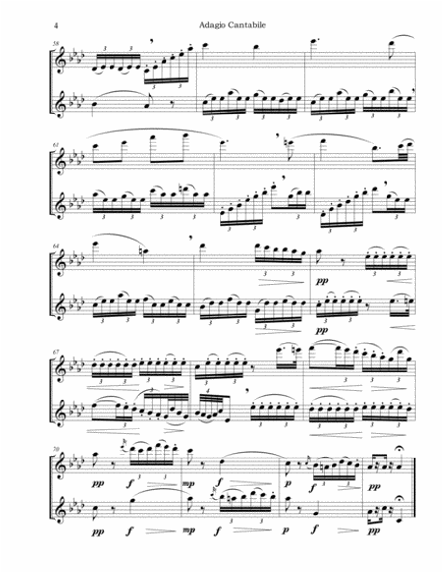 Adagio Cantabile from Sonata in C Minor (