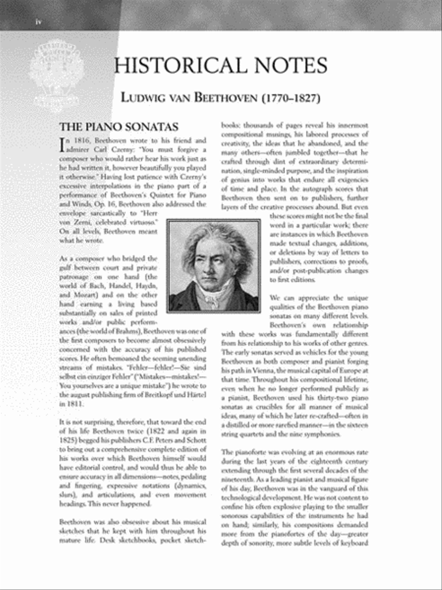 Beethoven - Piano Sonatas, Volume II - Book Only Piano Solo scores gallery preview page 5