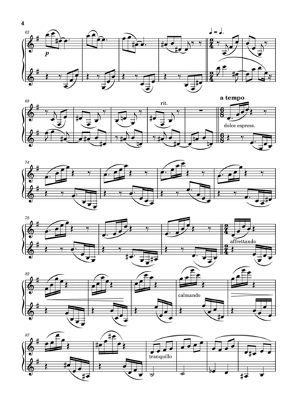Saint-Säens: Allegro appasionato Op.70 for two clarinets