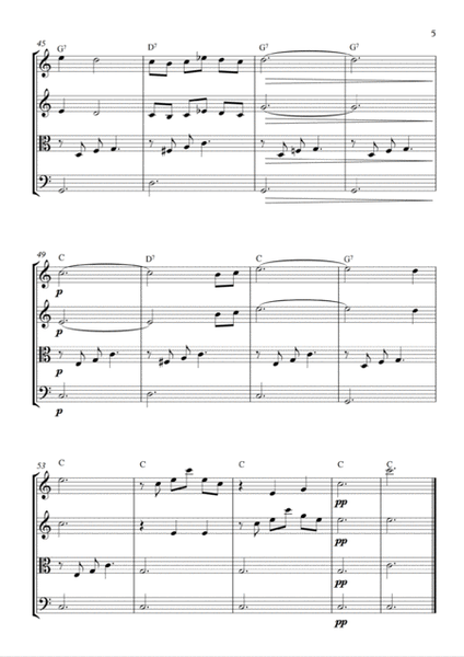 Ave Maria - Schubert for String Quartet - With chords image number null
