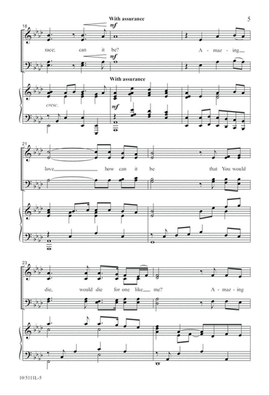 Can it Be? 4-Part scores gallery preview page 5