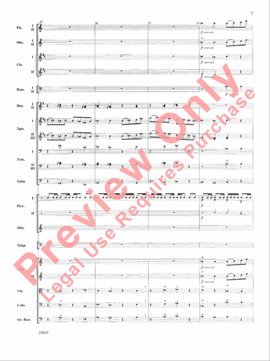 An American Rhapsody Full Orchestra scores gallery preview page 8