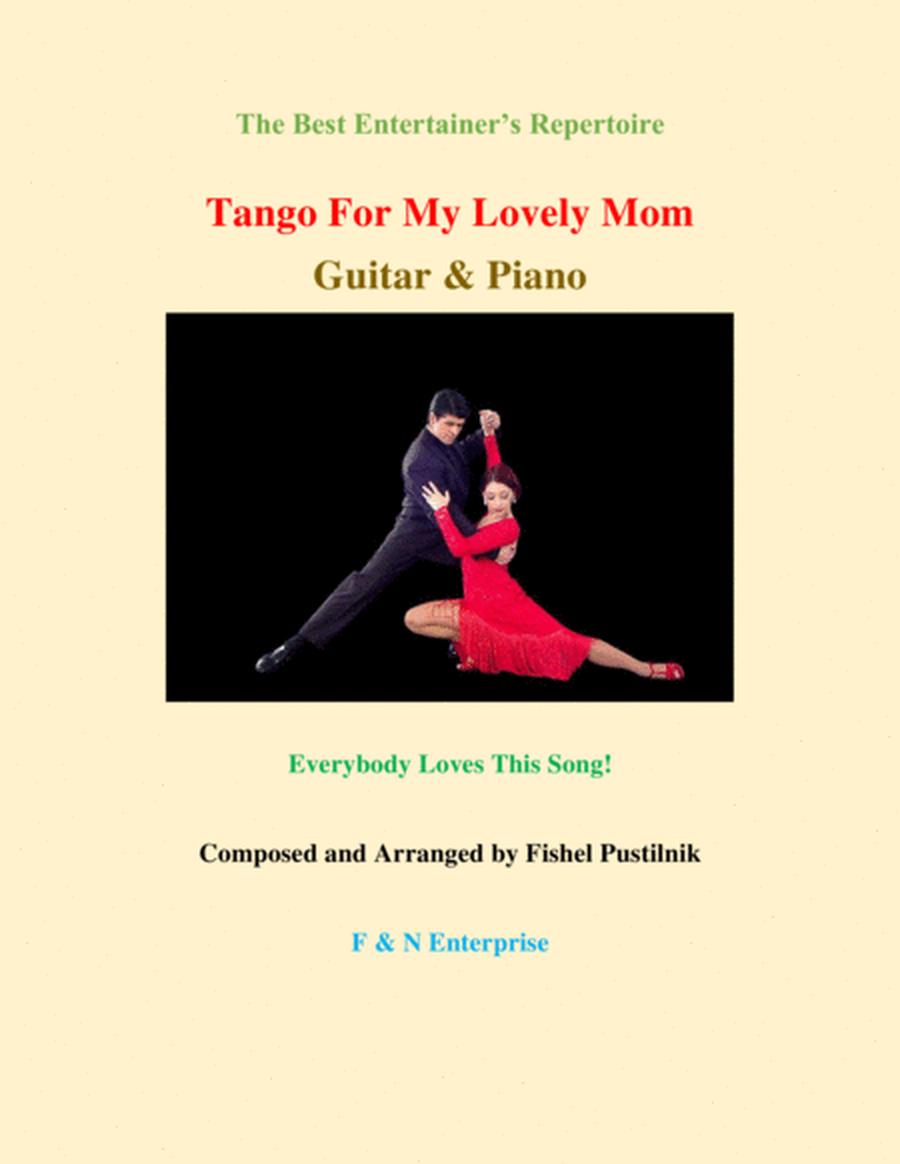 "Tango For My Lovely Mom"-Piano Background for Guitar and Piano image number null