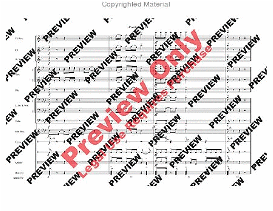 Fox Sports Themes Marching Band scores gallery preview page 15