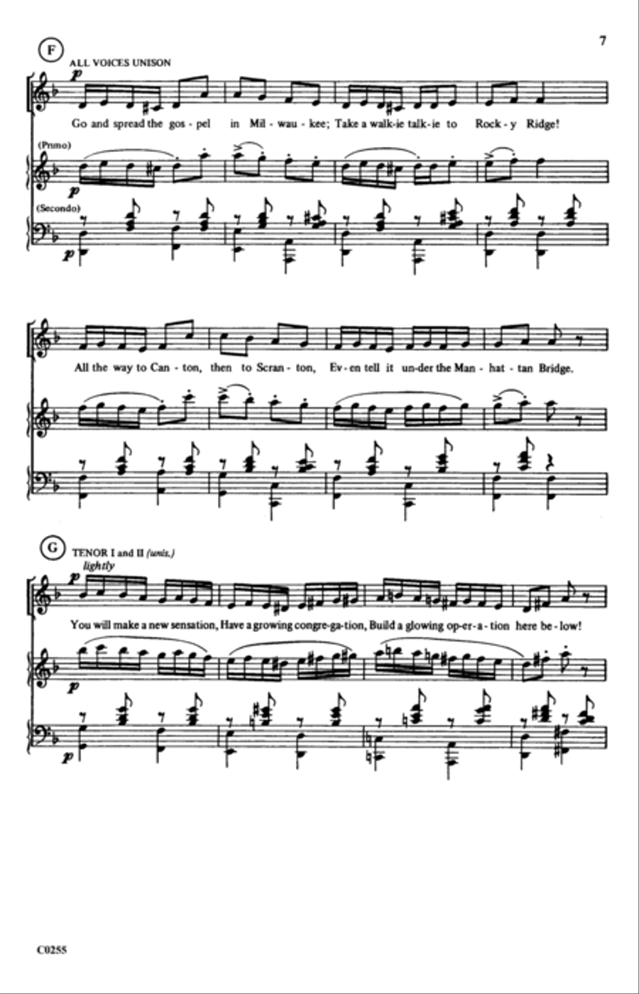 The Rhythm Of Life (from Sweet Charity) (arr. Richard Barnes) TTBB scores gallery preview page 5