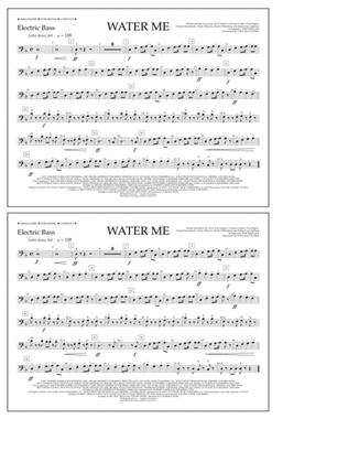 Water Me (arr. Tom Wallace) - Electric Bass