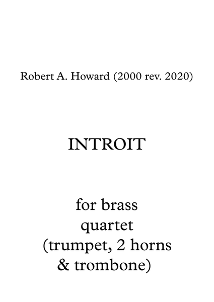 Introit - Score Only image number null