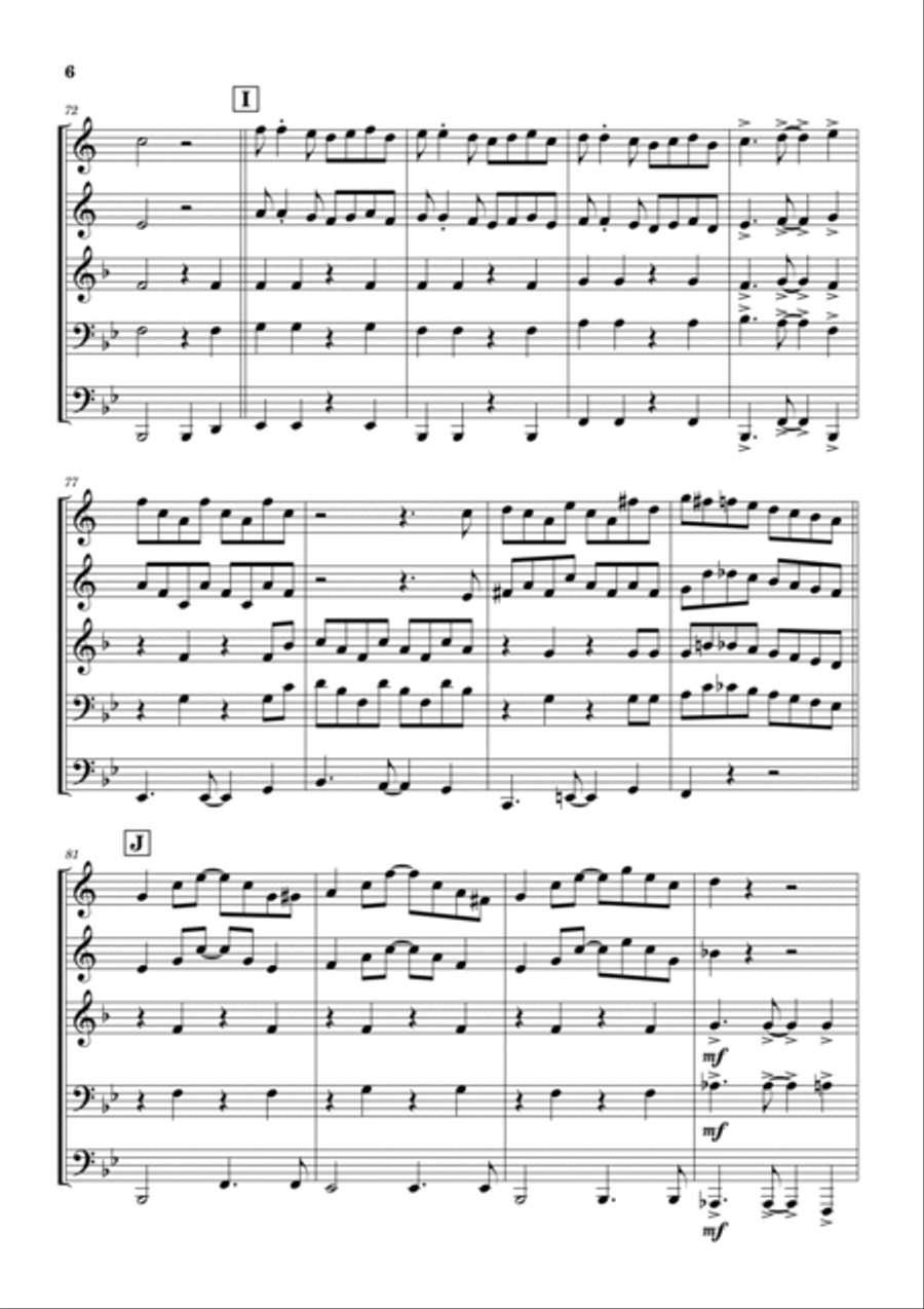 Treat For Trumpet Treat For Trumpet Horn scores gallery preview page 6
