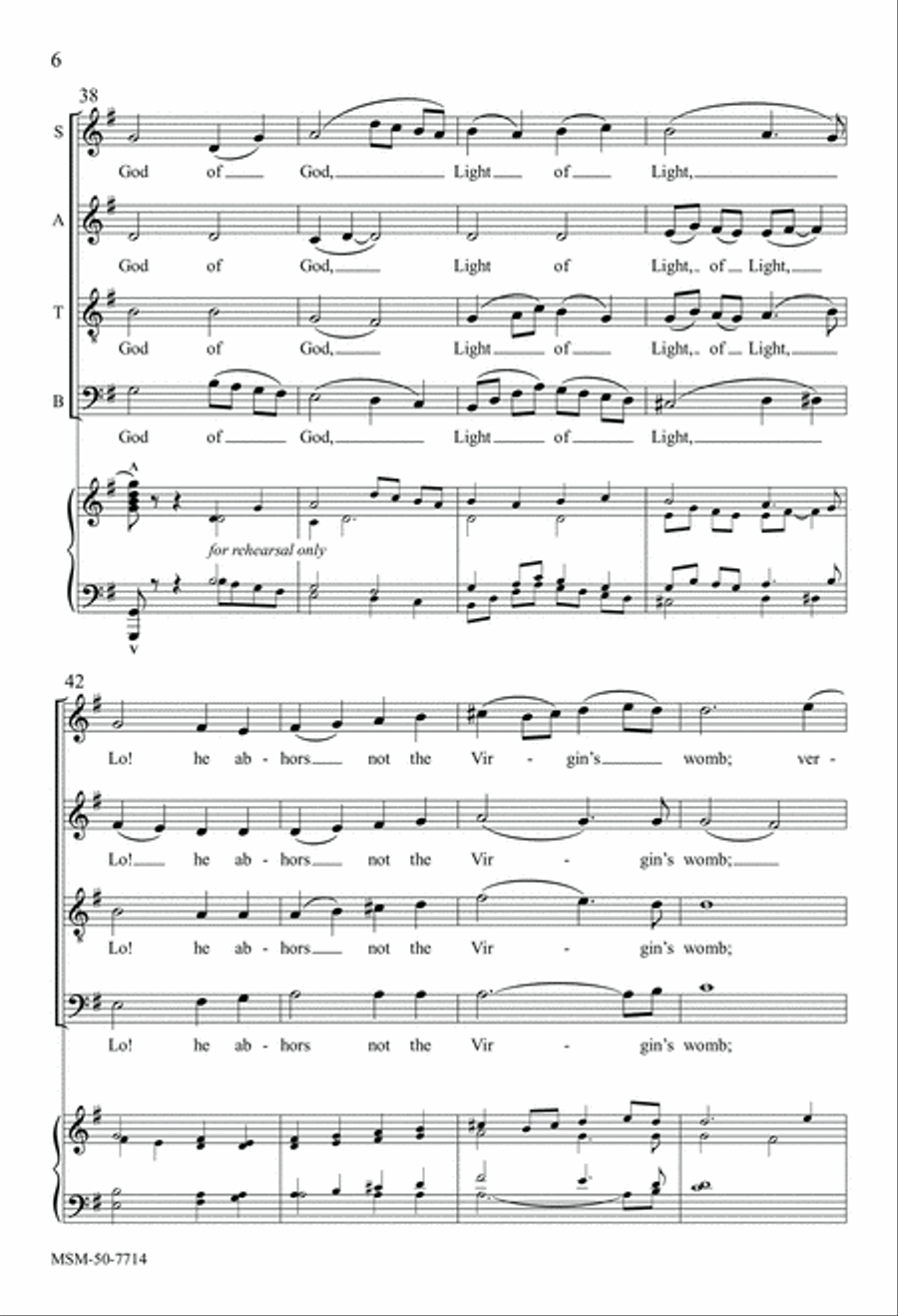 O Come, All Ye Faithful 4-Part scores gallery preview page 6
