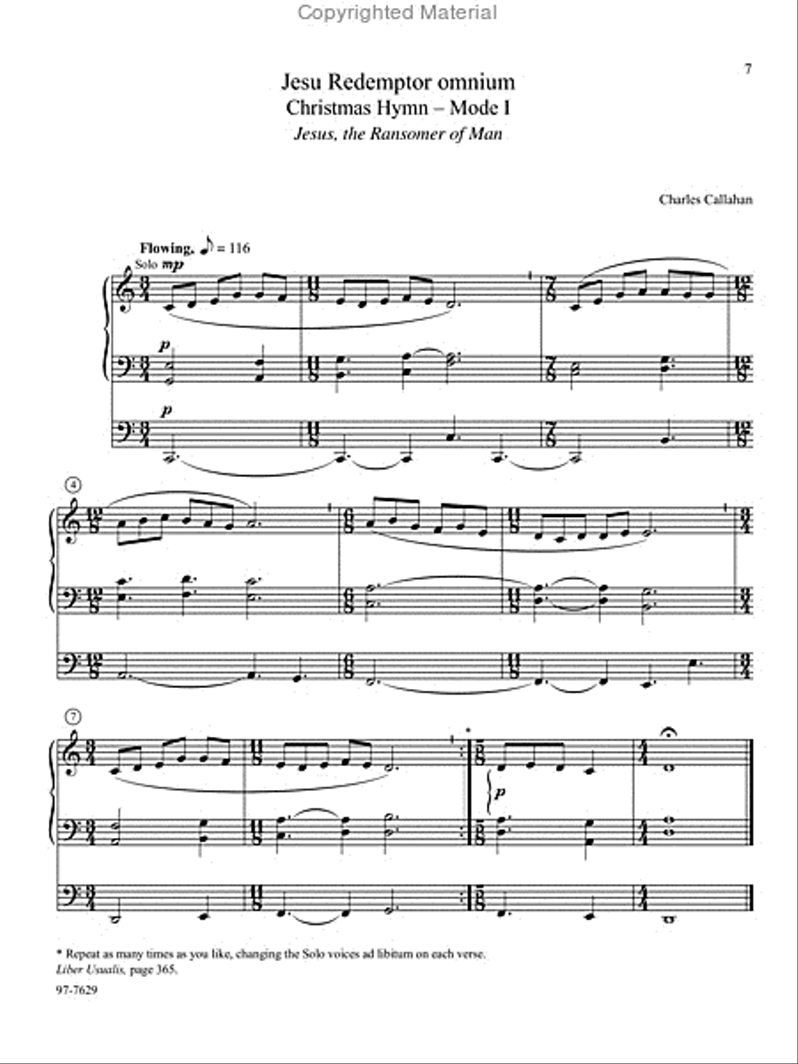 Chant, Vol. III Organ scores gallery preview page 4