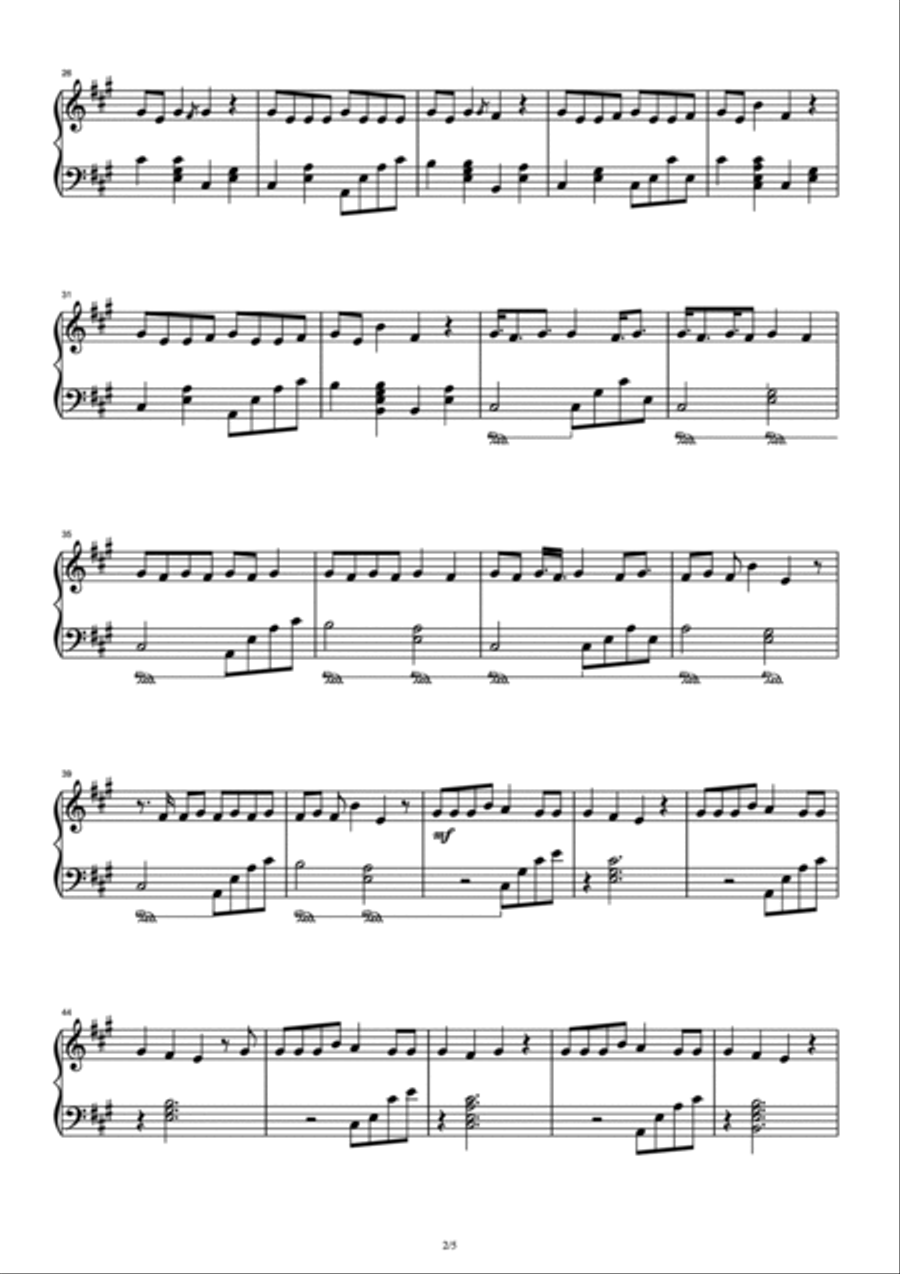 Like This Like This Piano Solo scores gallery preview page 2