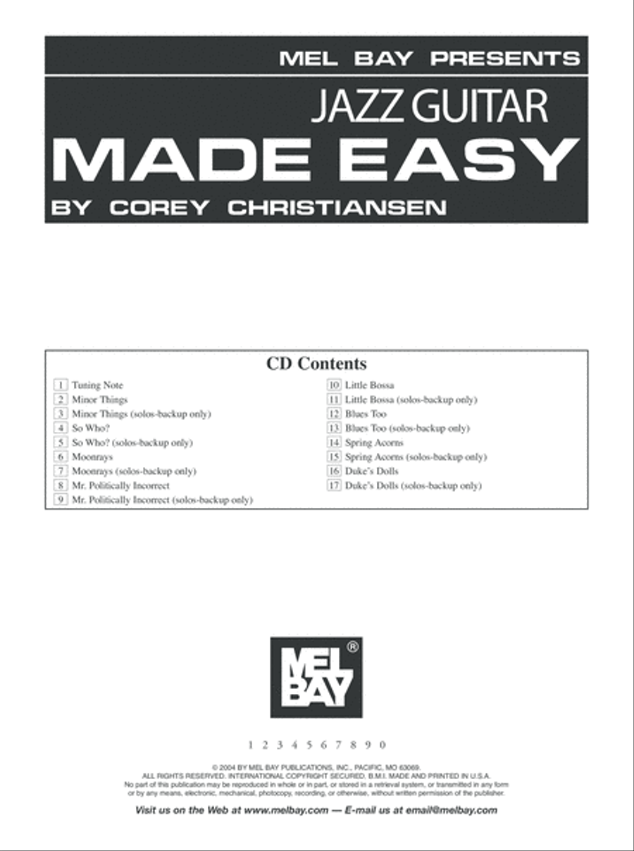 Jazz Guitar Made Easy Electric Guitar scores gallery preview page 3