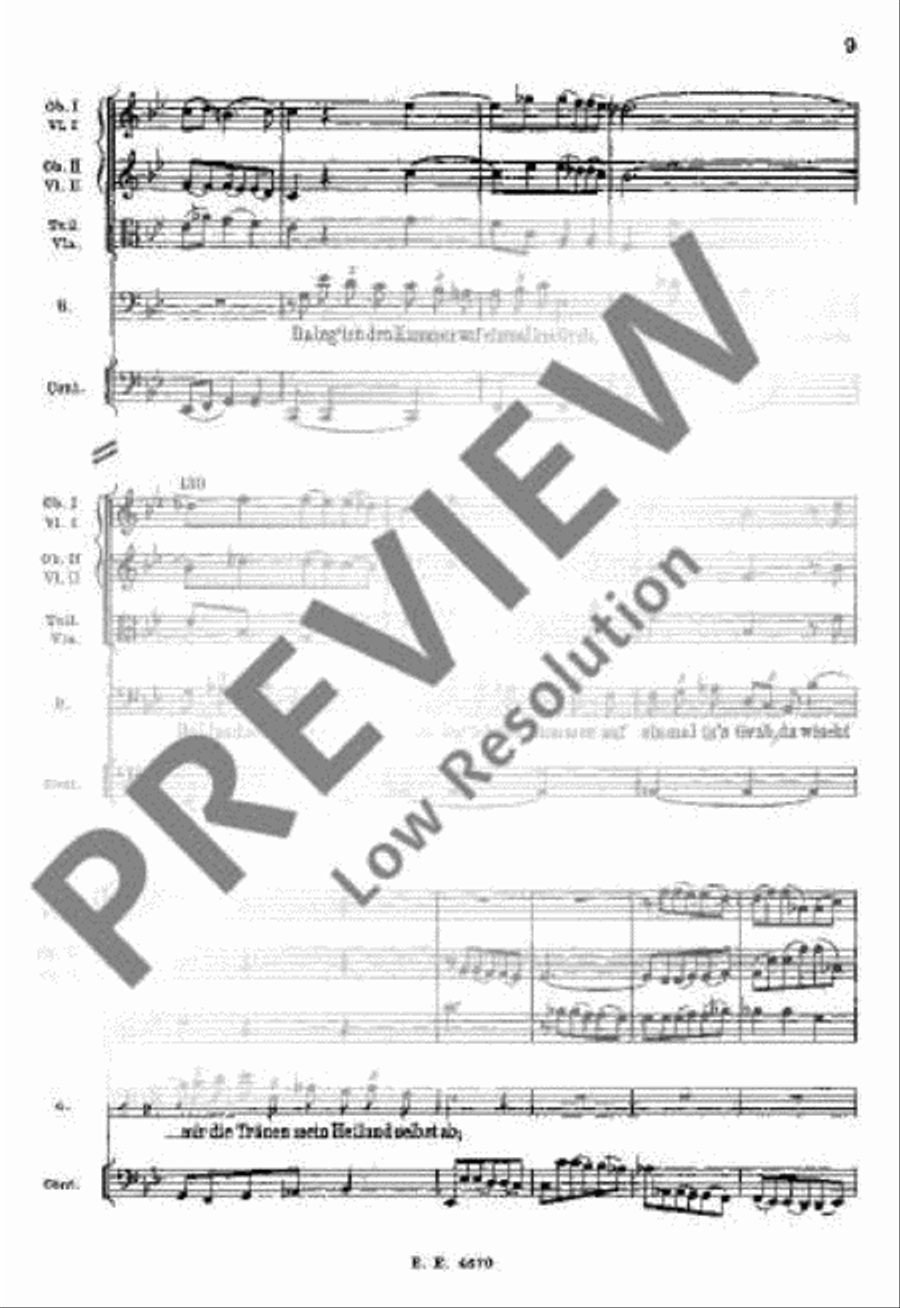 Cantata No. 56 (Cross-staff Cantata, Dominica 19 post Trinitatis) Choir scores gallery preview page 18