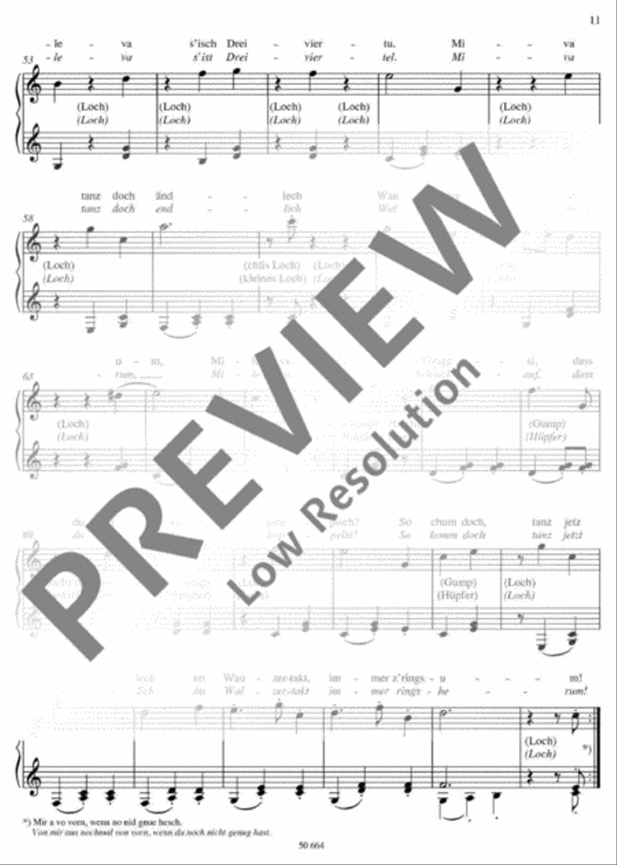 Chinderliecht (Kinderleicht / Kinderlicht) Piano Duet scores gallery preview page 11