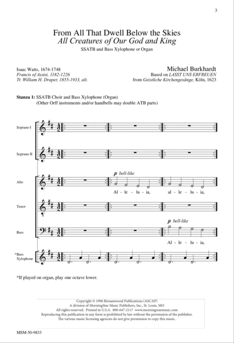 With Angel Choirs, Set 1 Divisi scores gallery preview page 4