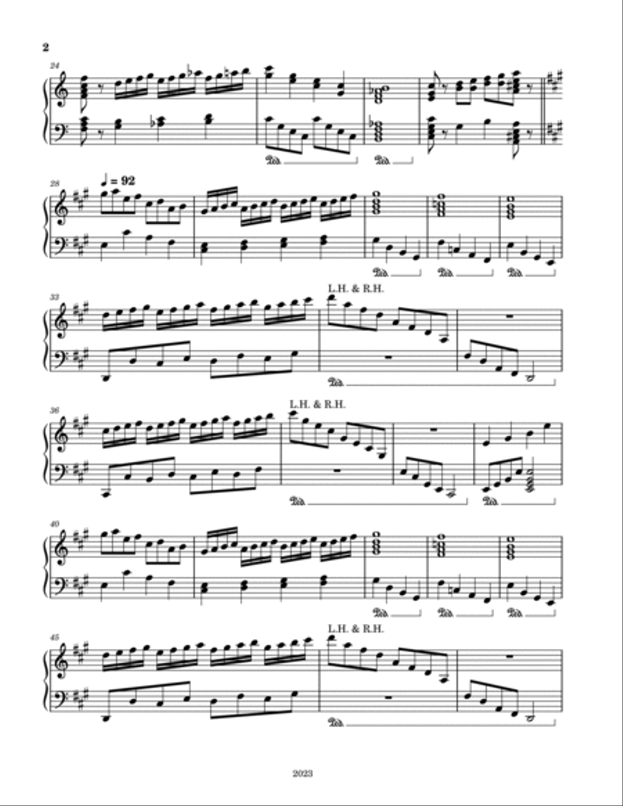 Piano Solo No. 21323 Piano Solo scores gallery preview page 2