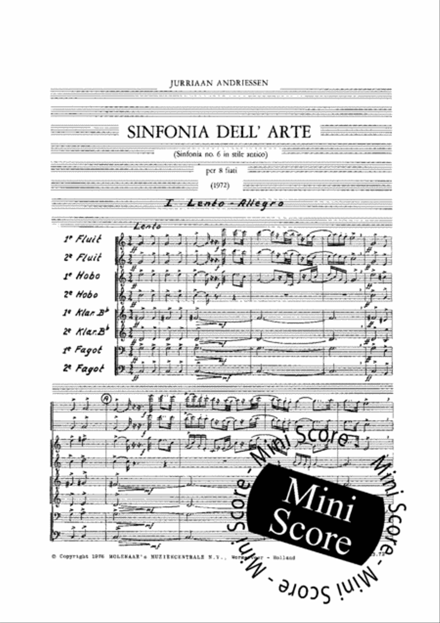 Sinfonia Dell' Arte Chamber Music scores gallery preview page 5