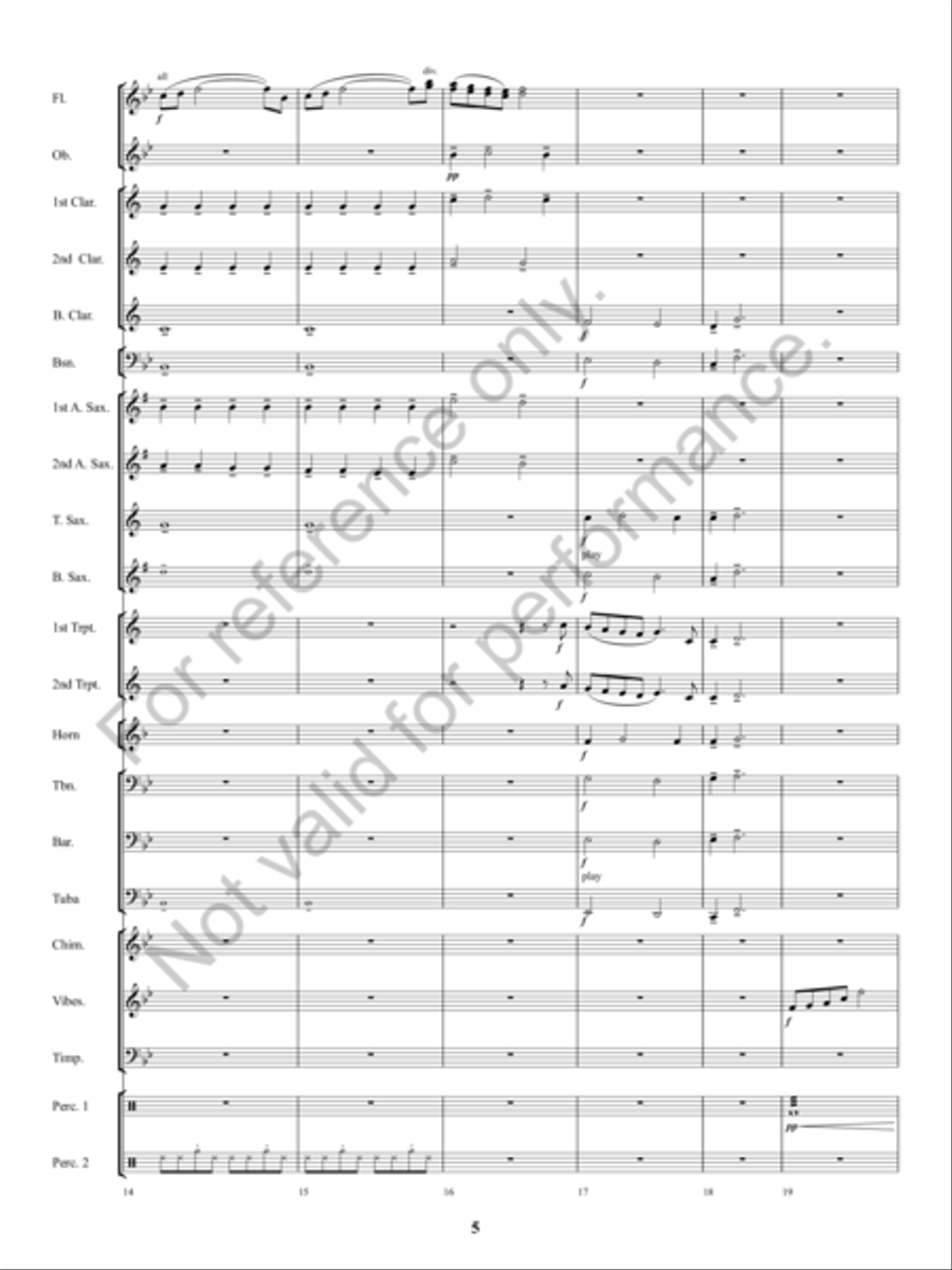 A Spirit Eternal Concert Band scores gallery preview page 4