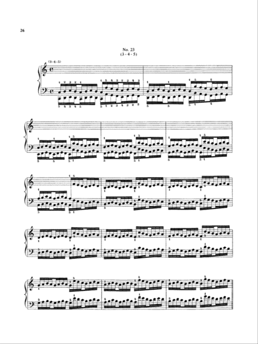 Hanon: The Virtuoso Pianist (Complete) Piano Solo scores gallery preview page 1